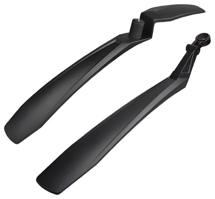 Крыло пер+зад 26"-29" Green Cycle MFR-85, быстросъемное крепление, гибкие боковины, вес 254 грамм, дл. пер 670 мм, дл. зад 540 мм, черные
