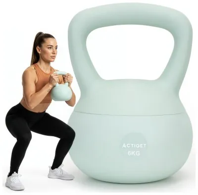 Гиря м'яка Actiget 6 кг для фітнесу ACT0064 Turquoise