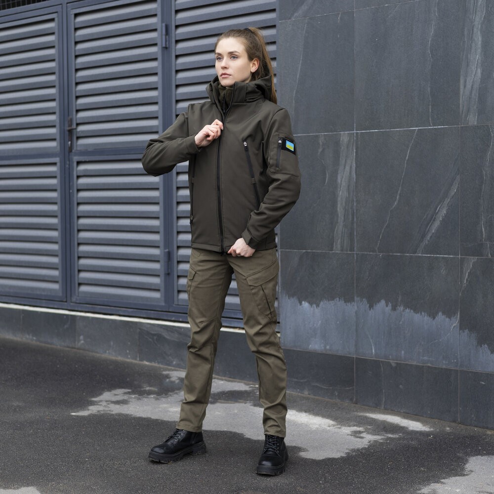 Тактична хакі куртка для жінок Pobedov Motive