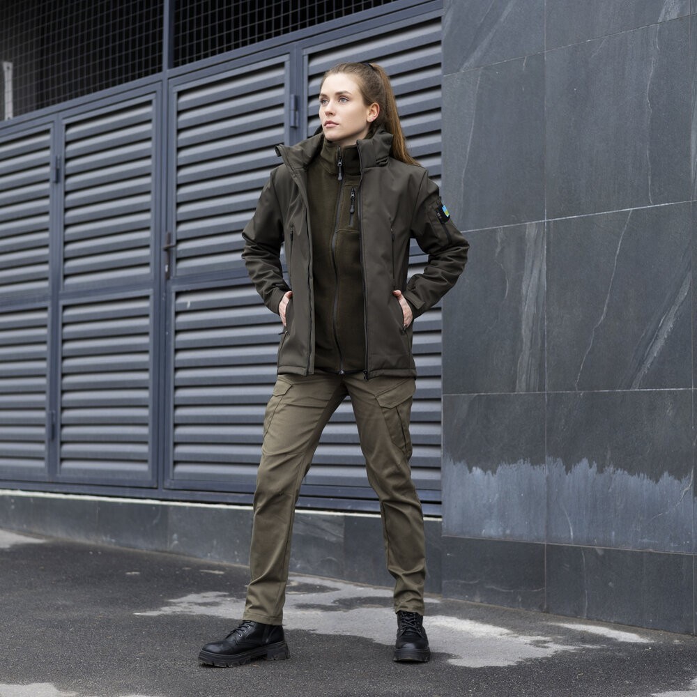 Тактична хакі куртка для жінок Pobedov Motive, укр, укр