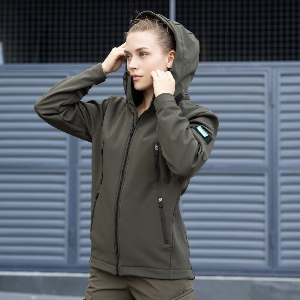 Тактична хакі куртка для жінок Pobedov Motive, укр, укр