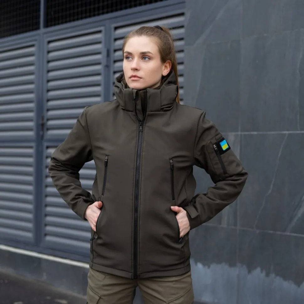 Тактична хакі куртка для жінок Pobedov Motive (XL)