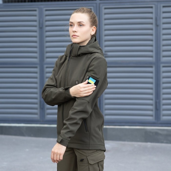 Тактична хакі куртка для жінок Pobedov Motive, укр, укр