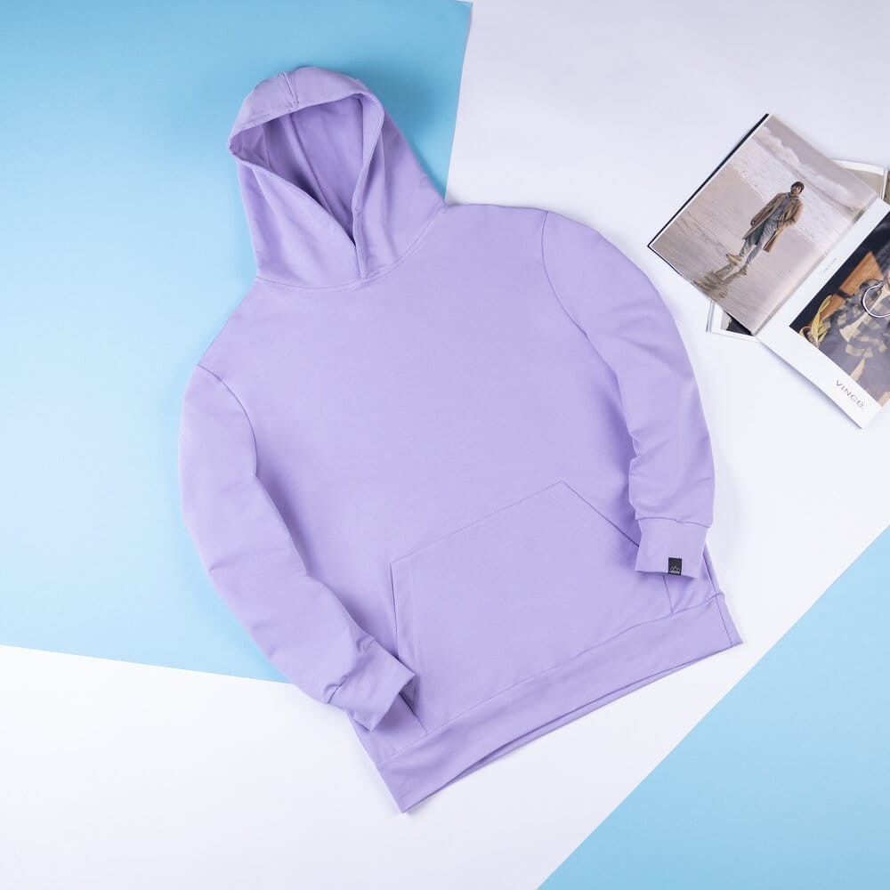 Чоловіче демісезонне худі з капюшоном лілове Pobedov 001, укр, укр