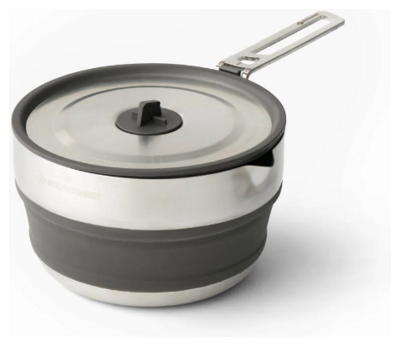 Каструля складана Sea to Summit Detour Stainless Steel Collapsible Pouring Pot 1,8 L