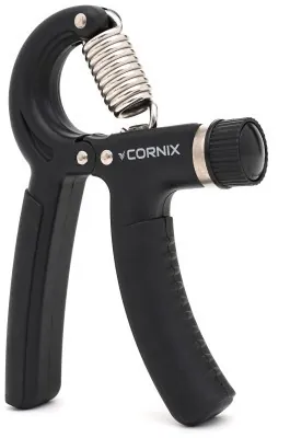 Еспандер кистьовий Cornix 5-60 кг з регульованим навантаженням XR-0145 Black
