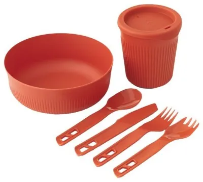 Набір посуду Sea to Summit Passage Dinnerware Set, 1P, 6 Piece, Spicy Orange