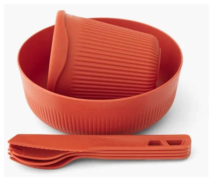 Набір посуду Sea to Summit Passage Dinnerware Set, 1P, 6 Piece, Spicy Orange