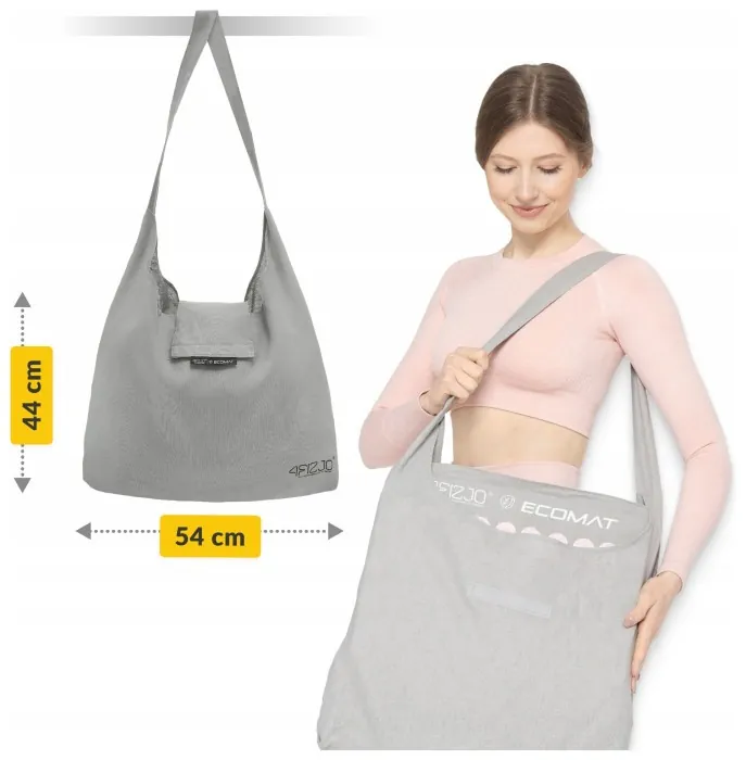 Коврик акупунктурный с подушкой 4FIZJO Eco Mat XL Аппликатор Кузнецова Grey/Pink (P-5907739313607)