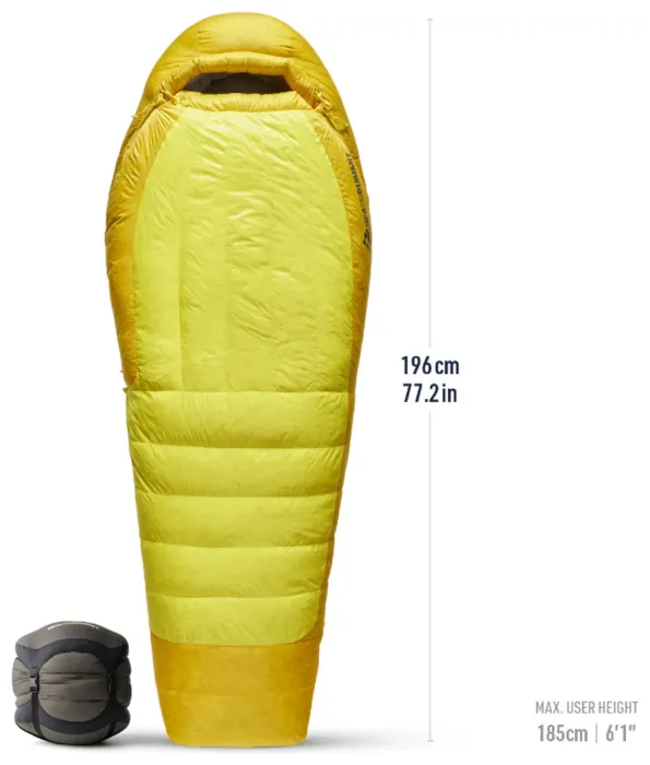 Спальный мешок Sea to Summit Alpine -29C/-20F Long, Blazing Yellow