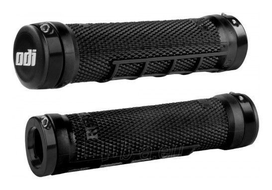Гріпси ODI Ruffian MX MTB Lock-On Bonus Pack Black w/Black Clamps (чорні з чорними замками), укр, укр