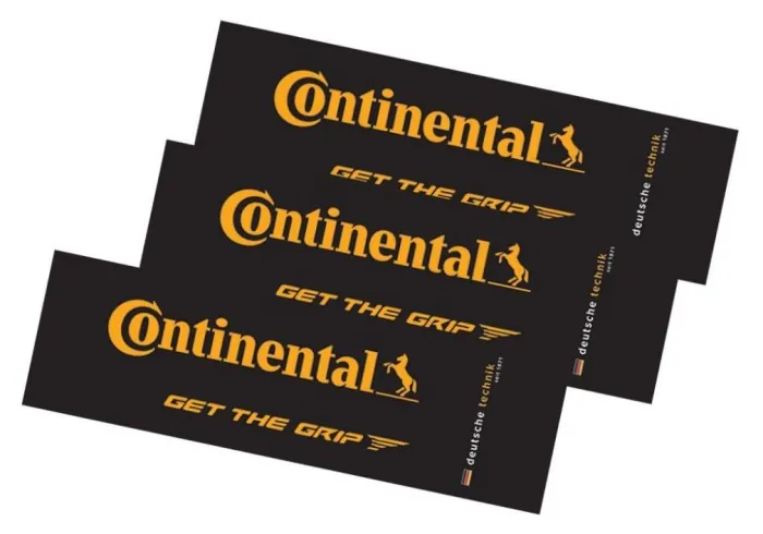 Наклейки Continental, чорні