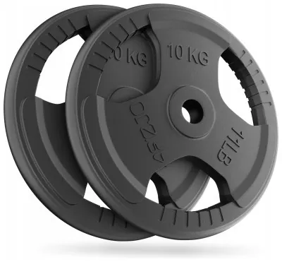 Диск металевий 4FIZJO 2 x 10 кг 26 мм Black (P-5905973401388)