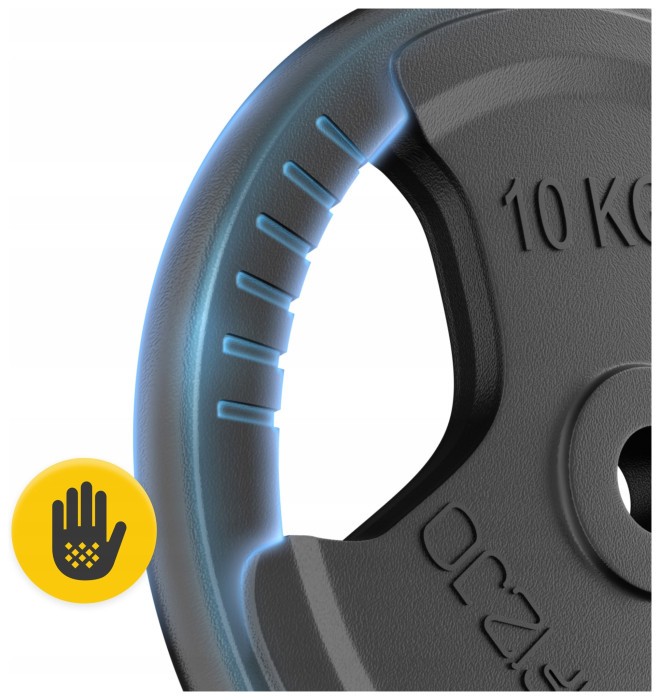 Диск металевий 4FIZJO 2 x 10 кг 26 мм Black (P-5905973401388)