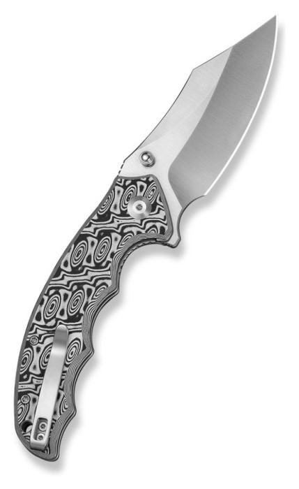 Ніж складаний туристичний Civivi Pentad (8.8 см) Nitro-V / Micarta чорний/білий