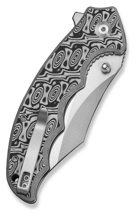Ніж складаний туристичний Civivi Pentad (8.8 см) Nitro-V / Micarta чорний/білий
