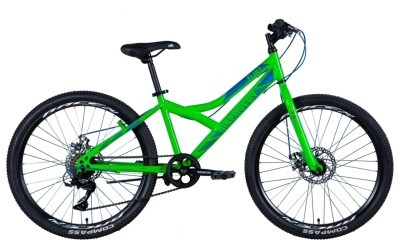 Велосипед ST 24" Discovery FLINT DD 2024 (зеленый)