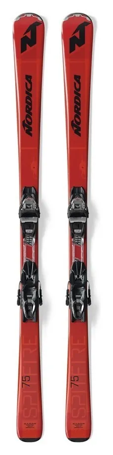 Лижі гірські комплект Nordica SPITFIRE 75 FDT+TP2 COMP10 174см Red/black (0A0248+0C8020SA001) (174 см black, red)