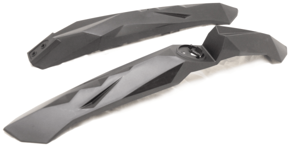Крила ROU MTB YS-600 пластмасові 24 - 26" швидкознімні, чорні, укр