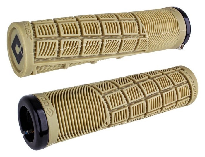 Грипси ODI Reflex v2.1 Lock-On MTB Closed End 135mm Tan, укр, укр