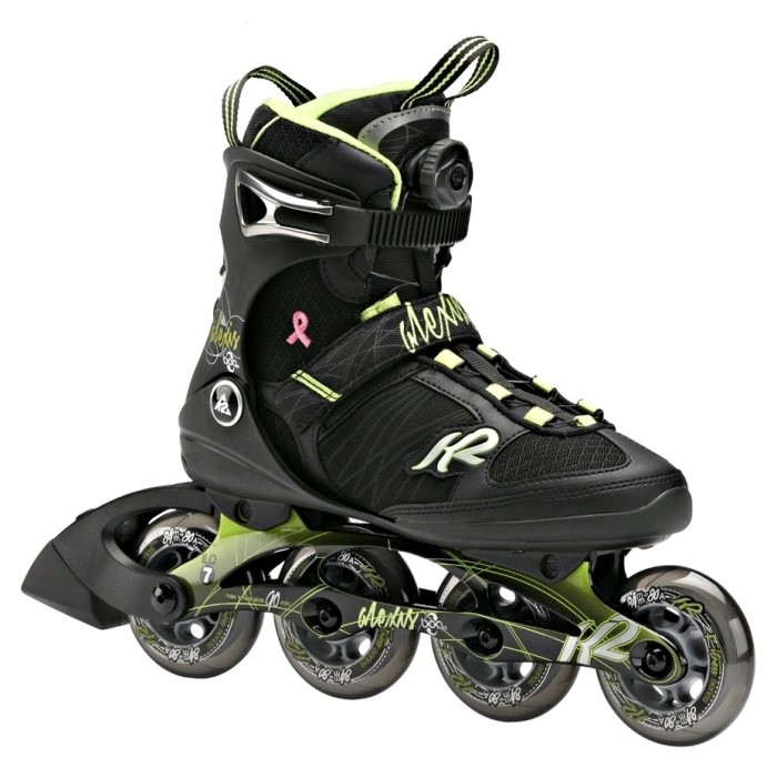 Ролики K2 Alexis Boa 2014 Black Green, укр, укр