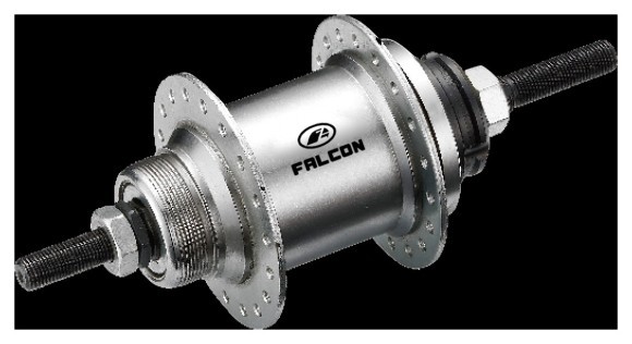 Втулка задняя под 36 спиц CP 14G FALCON I3-B с комплектом 1800мм