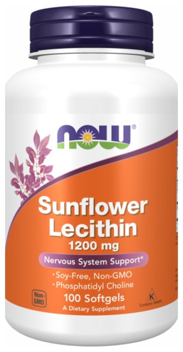 Sunflower Lecithin 1200 mg - 100 sgels