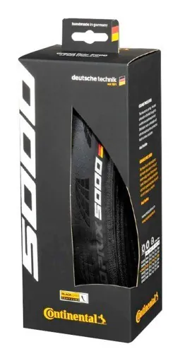 Покришка Continental Grand Prix 5000 28" | 700 x 28C черная/коричневая foldable skin