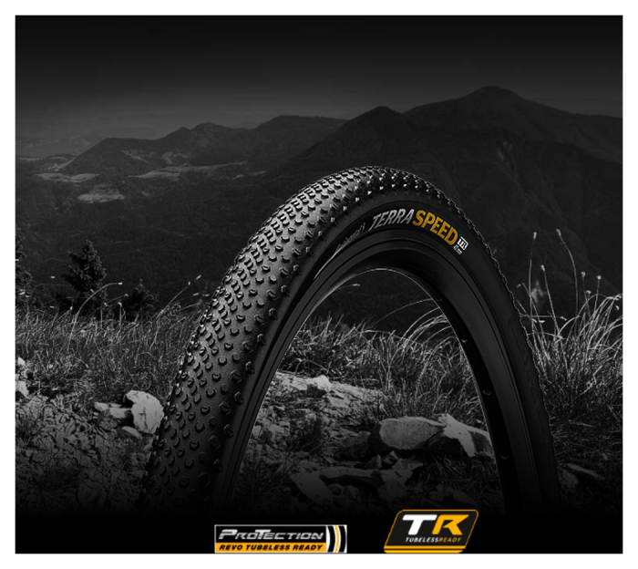 Покрышка бескамерная Continental Terra Speed ProTection 28 / 700 x 40C / 28 x 1.50 черная/кремовая, складная skin