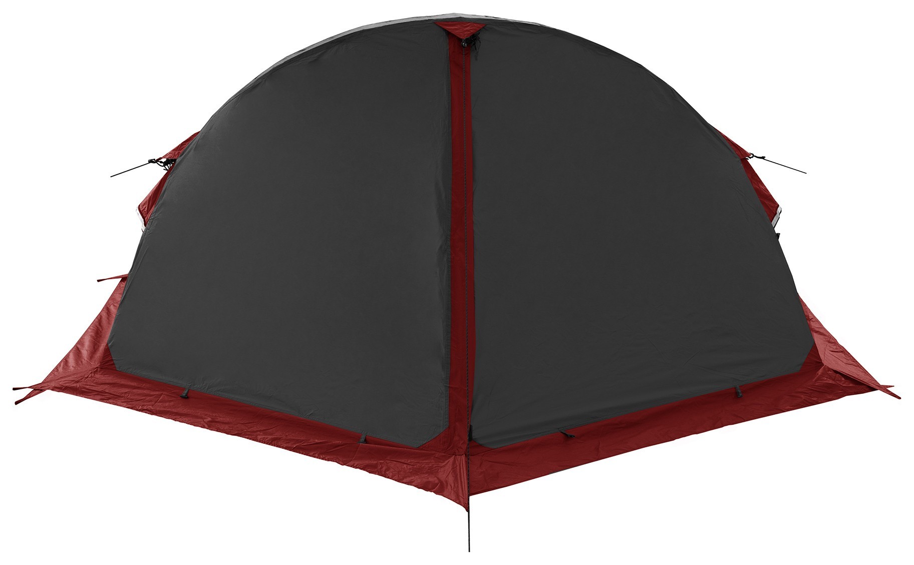 Палатка Tramp Sarma 2 (V2) серая/красная (TRT-030)