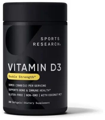 Vitamin D3 2000IU - 360 softgels