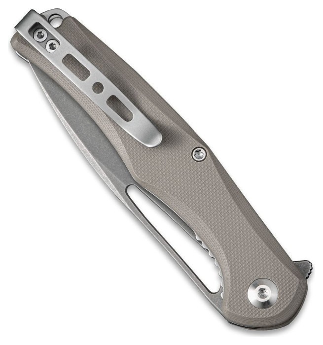 Нож складной туристический Sencut Citius, (8.4 см) 9Cr18MoV/G10 серый