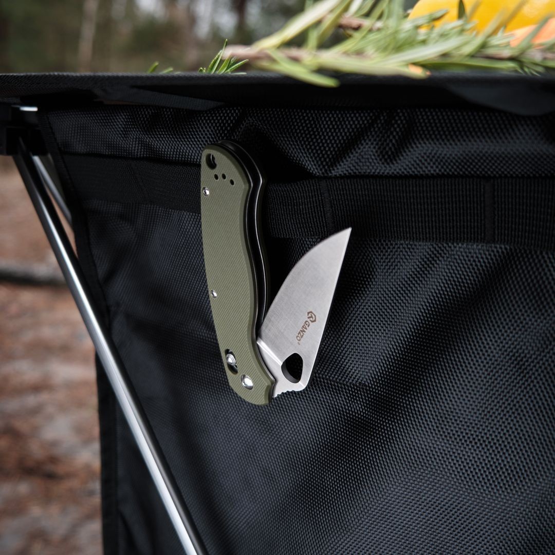 Ніж складаний Ganzo G729-GR зелений, укр, укр