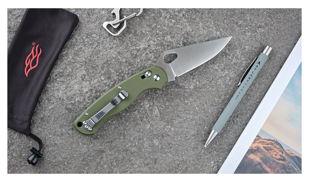 Ніж складаний Ganzo G729-GR зелений, укр, укр