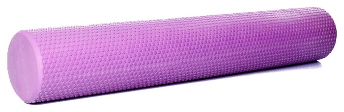 Масажний ролик EasyFit Foam Roller 90 см Чорний