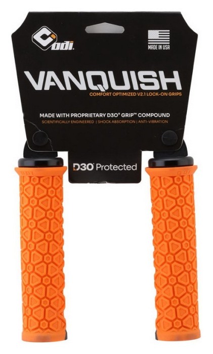 Грипсы ODI Vanquish v2.1 Lock-On MTB Closed End 135mm Blk/Gphw/Blk