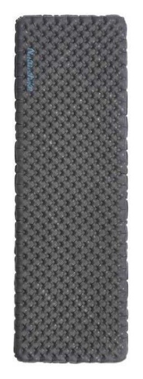 Матрац туристичний надувний одномісний Naturehike CNH22DZ018, надлегкий, 196x64x7 см, чорний, для туризму із мішком для надування, укр, укр