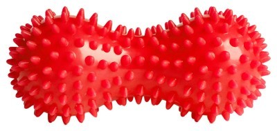 Масажний м'ячик EasyFit Goober з шипами червоний