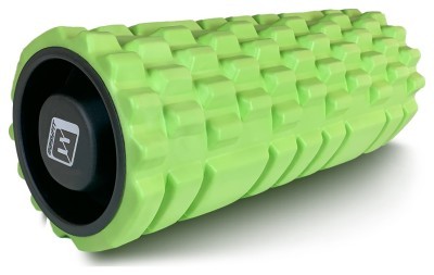 Масажний ролик EasyFit Grid Roller 33 см v.1.1 міцний масажер (салатовий)