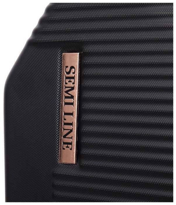 Валіза Semi Line 24" (M) Black (T5821-4)