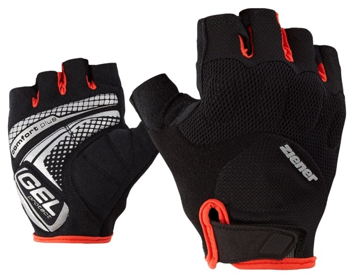 Велоперчатки Ziener Colit black-grenadine, укр, укр