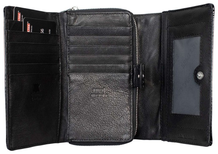 Кошелек женский кожаный Semi Line RFID Black (P8229-0)