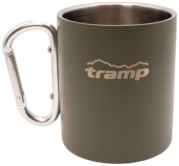 Термокружка TRAMP с карабином 350мл UTRC-122 olive