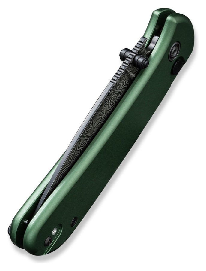 Ніж складаний Civivi Qubit Green Aluminum C22030E-DS1, укр, укр