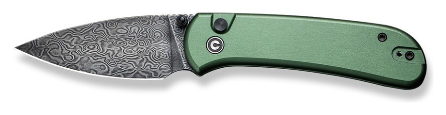 Ніж складаний Civivi Qubit Green Aluminum C22030E-DS1, укр, укр