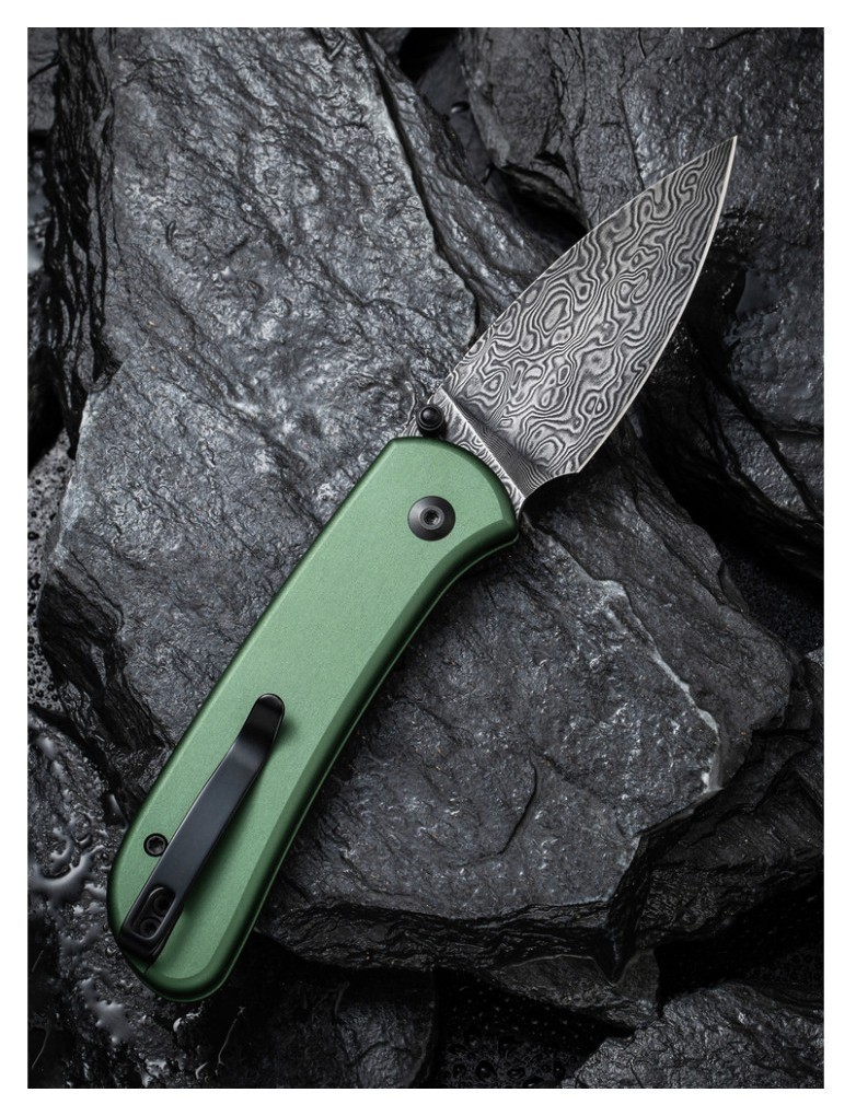 Ніж складаний Civivi Qubit Green Aluminum C22030E-DS1, укр, укр