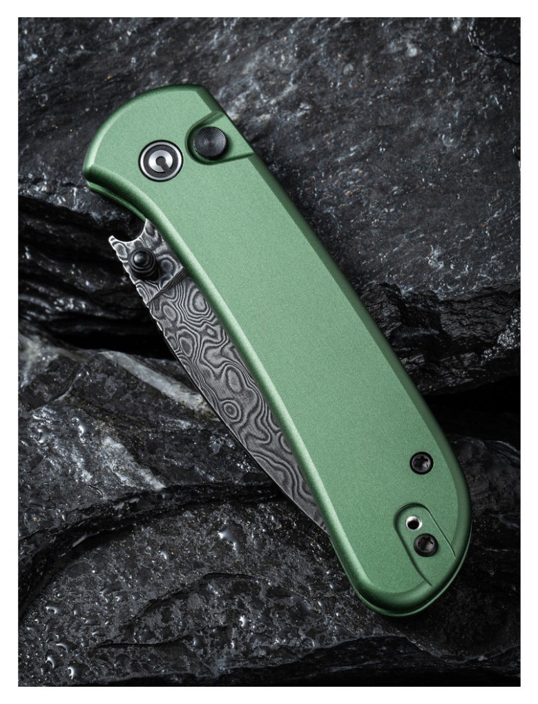 Ніж складаний Civivi Qubit Green Aluminum C22030E-DS1, укр, укр