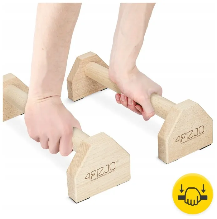Упори для віджимань (паралетси) 4FIZJO 40 см дерев'яні (P-5905973407045)
