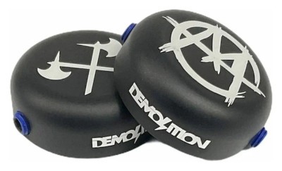Заглушки руля Demolition X Markit AL-7075 алюминиевые, черные