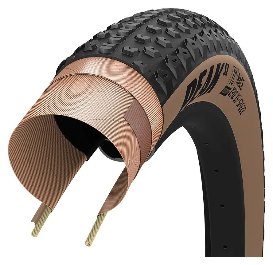 Покришка 29x2.4 (61-622) GoodYear Peak SL Race Tubeless Complete Folding Blk/Tan (TIR-19-46)